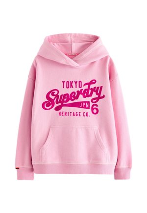 Superdry & Co OLDER LOGO - Mikina s kapucňou - pink