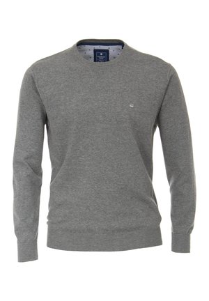 RUNDHALS - Strickpullover - grau