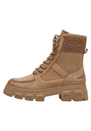 Tamaris Botines con plataforma - camel