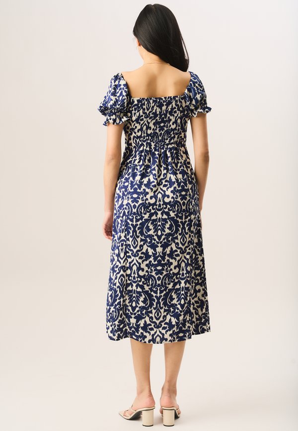 SHORT PUFF SLEEVE SPLIT HEM MIDI - Day dress3