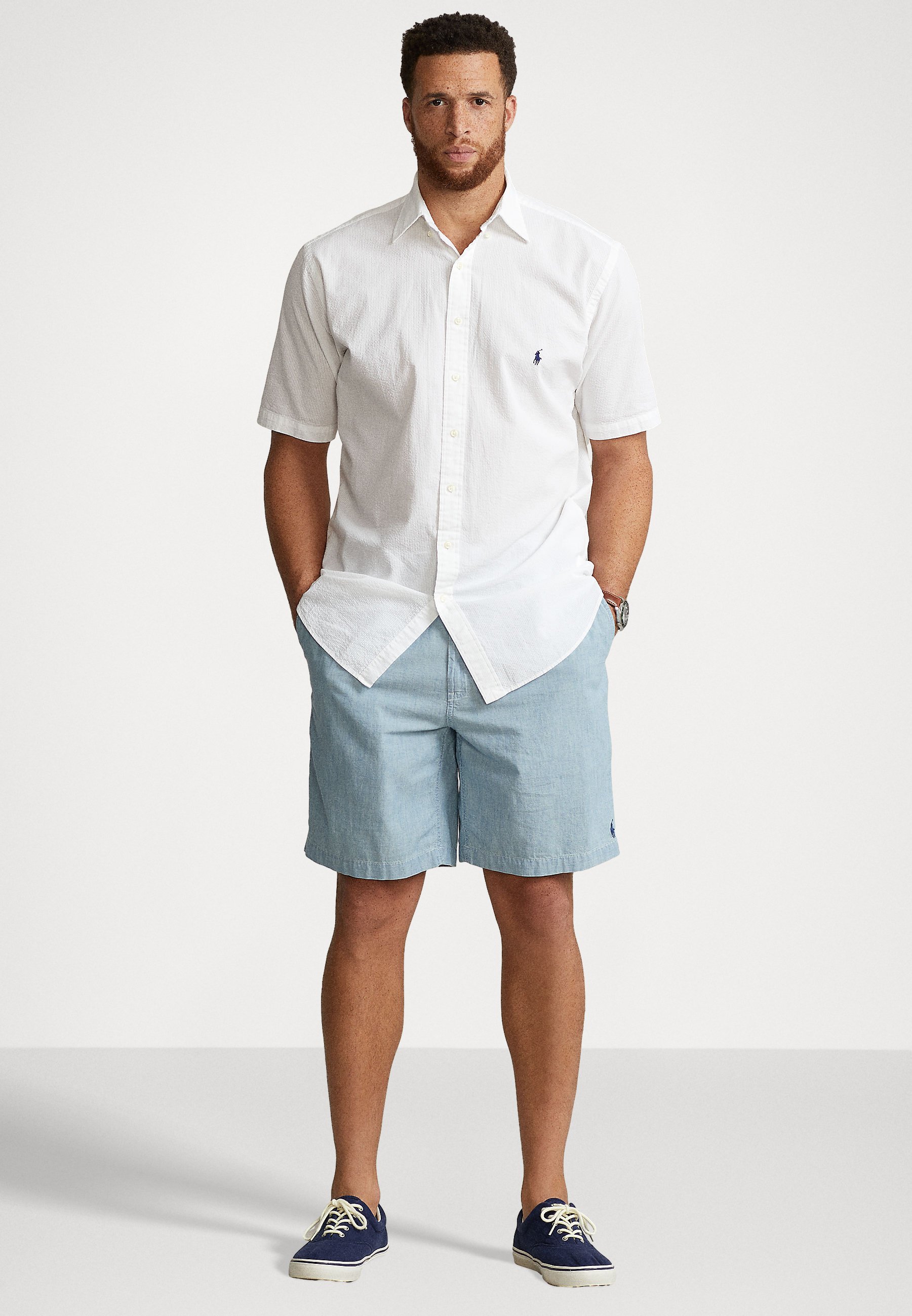 Polo Ralph Lauren Big & Tall FLAT FRONT - Shorts - chambray