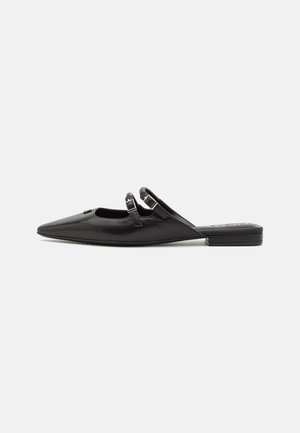 CAHANA FLAT MULE - Šľapky - black