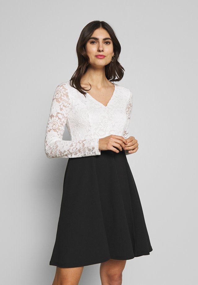 Cocktailkleid/festliches Kleid - black/white