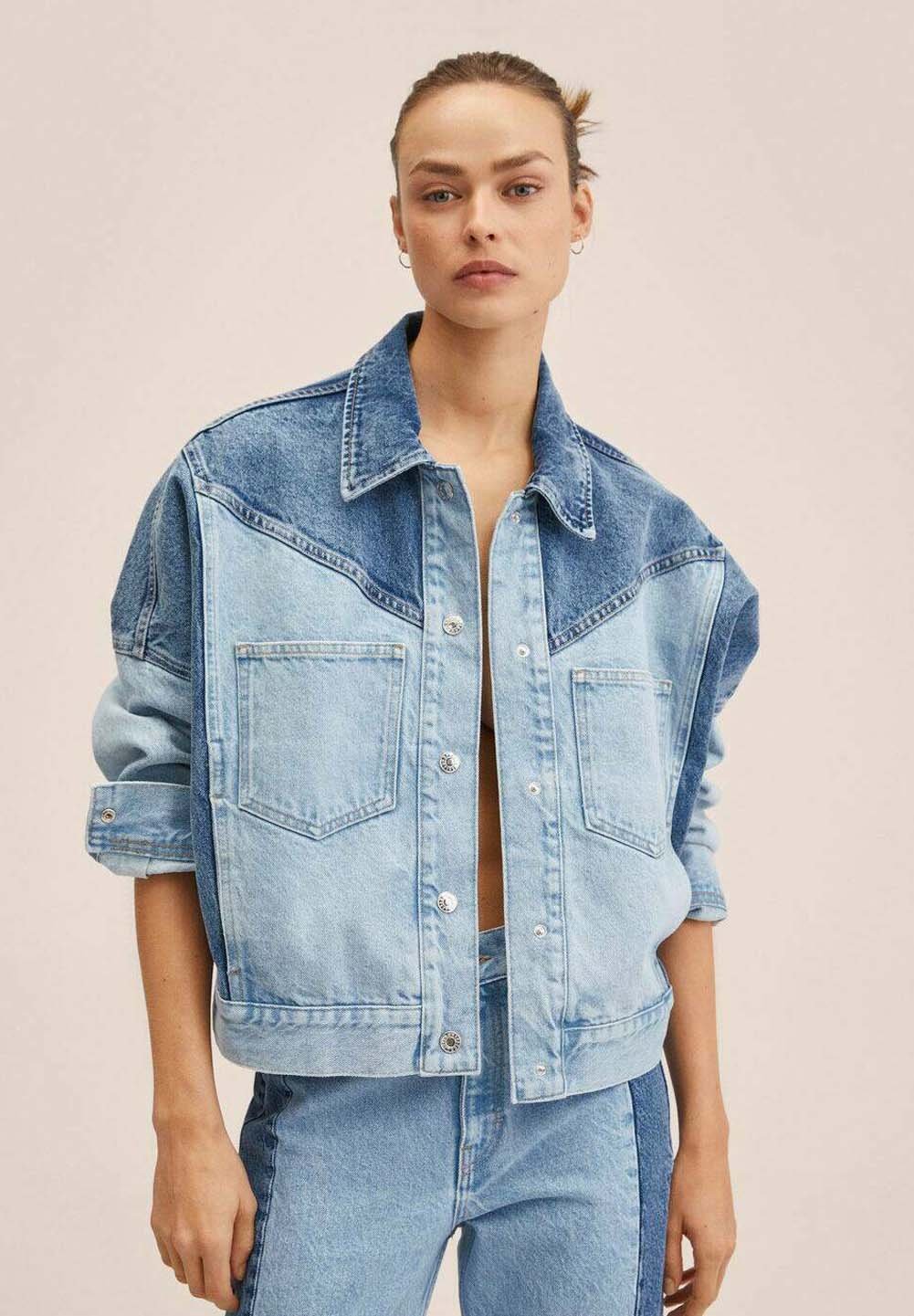 Mango VIBEKE - Denim jacket 