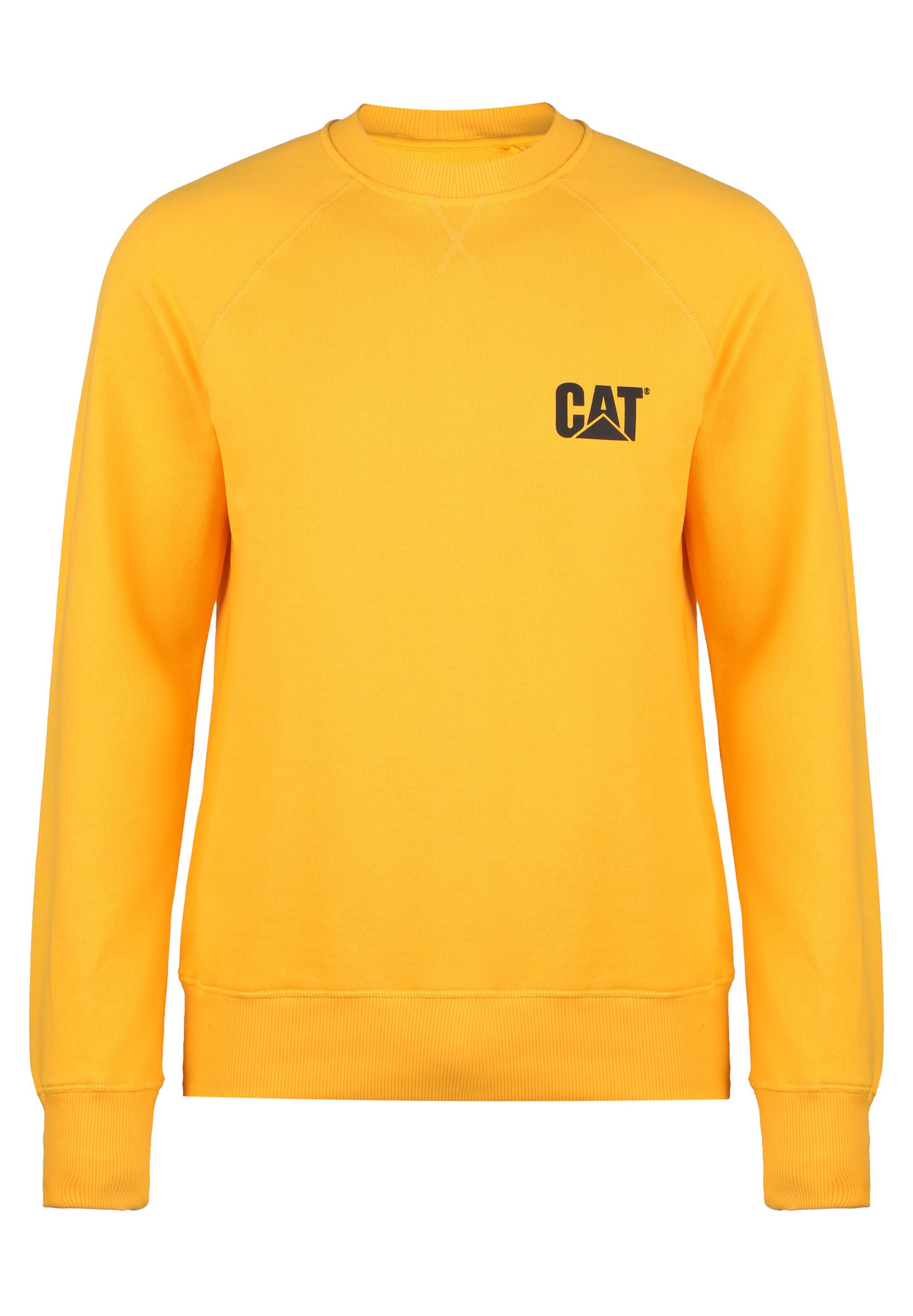 Caterpillar CATERPILLAR SMALL LOGO ROUNDNECK SWEATSHIRT HERREN - Sudadera - cat yellow/amarillo - Zalando.es