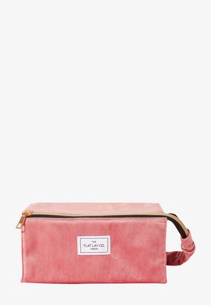 The Flat Lay Co. FLAT LAY MAKEUP BOX BAG - Trousse de toilette - pink velvet