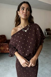 Never Fully Dressed TILLY DRESS - Koktel haljina / svečana haljina - brown