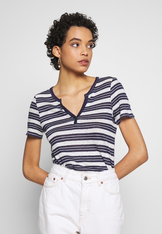 T-Shirt print - navy