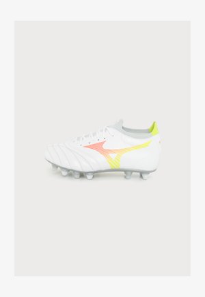 Mizuno, MORELIA NEO V Β PRO MIX UNISEX - Kopačky na pevný povrch - white/lava orange/evening primrose