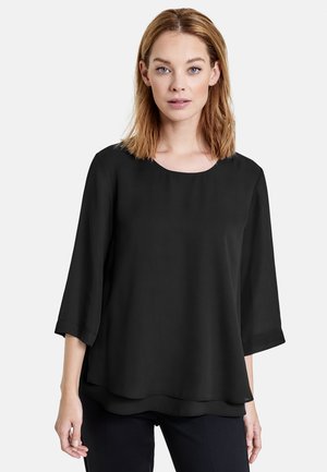 3/4 ARM IM LAGENLOOK - Blouse - schwarz