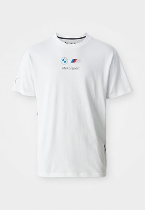 Puma BMW LOGO TEE - Potiskana majica - white
