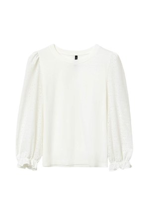 Calliope MANICHE TRAFORATE - Maglietta a manica lunga - bianco lana