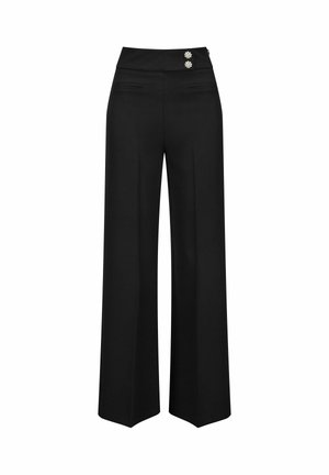 Nicowa, MARLENEHOSE MIT SCHMUCKSTEIN – COREANA GLAM - Broek - schwarz