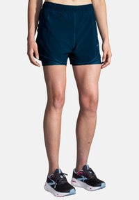 Brooks - CHASER 5" 2-IN-1 SHORT - kurze Sporthose - ocean drive Thumbnail-Bild 1