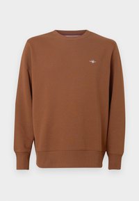 SHIELD C NECK - Sweatshirt - mahogany brown