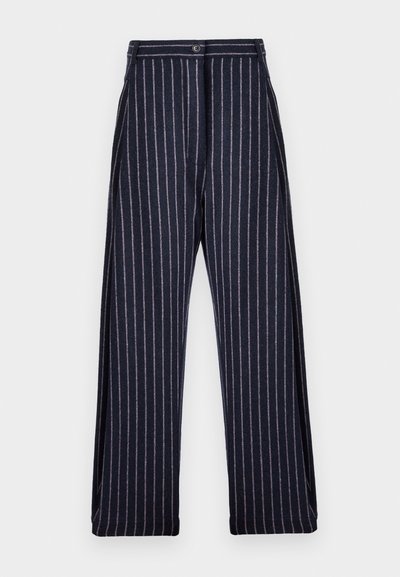 Henrik Vibskov SHADY SUITING PANTS - Stoffhose - dark blue