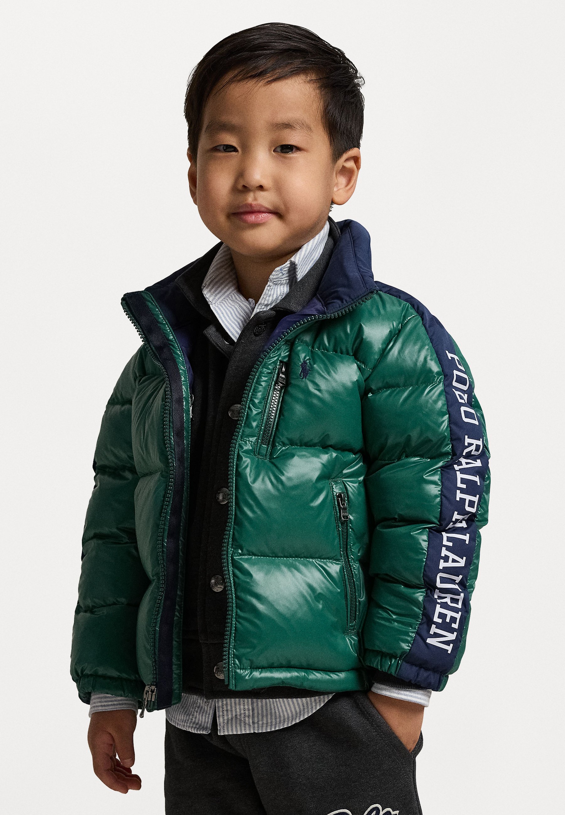 Down Jacket Piumino Bambino Ralph Lauren Polo Ralph Lauren LOGO