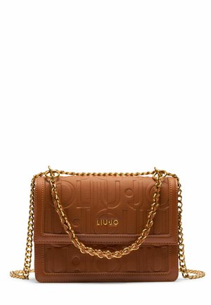 WITH LOGO - Borsa a tracolla -  brown