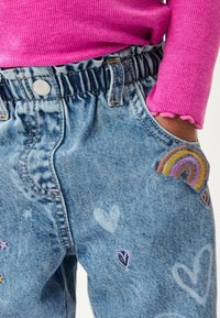 Next HEART & RAINBOW PRINT   - REGULAR FIT - Straight leg -farkut - denim