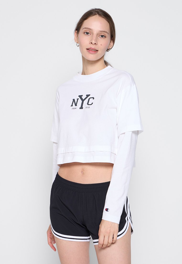 Champion Longsleeve wit