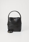 CROC EMBOSSED - Handbag - black