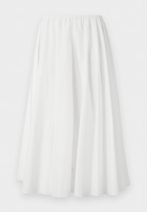 Norma Kamali FLARED SKIRT TO MIDCALF - Φούστα σε γραμμή Α - snow white