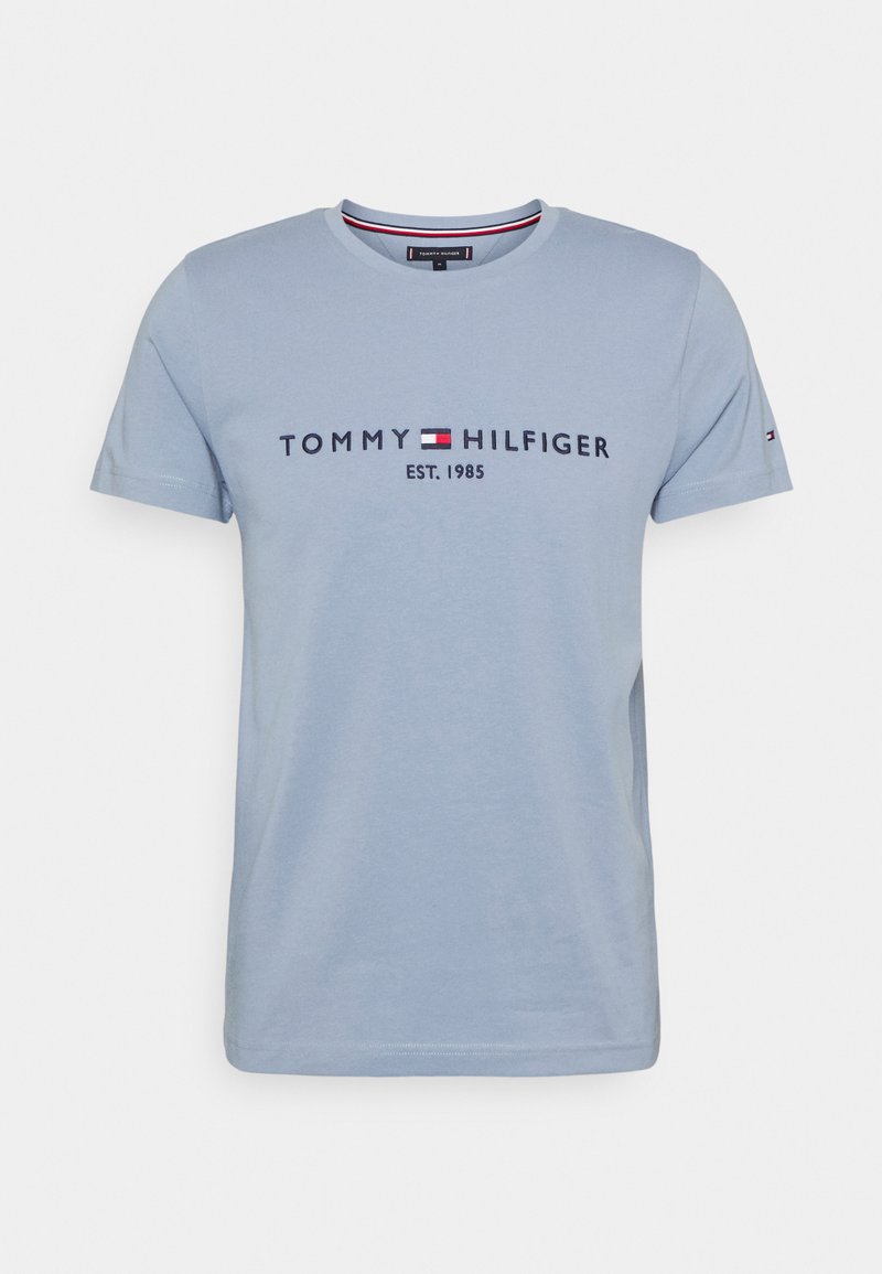 Tommy Hilfiger TOMMY LOGO TEE - T-shirt estampada - daybreak blue