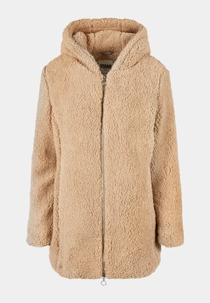 LADIES SHERPA JACKET - Téli kabát - softtaupe