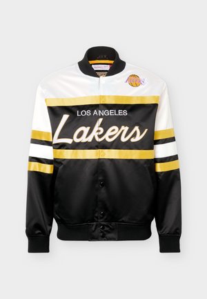 Mitchell & Ness, TEAM COLOR HEAD COACH JACKET LOS ANGELES LAKERS - Ρούχα για κλαμπ - black