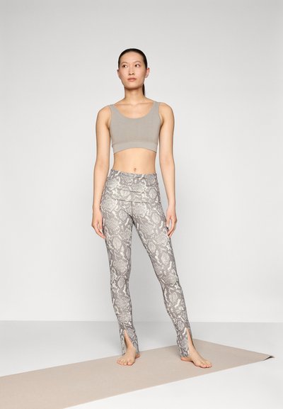 adidas by Stella McCartney LEG - Tights - almond milk/charcoal