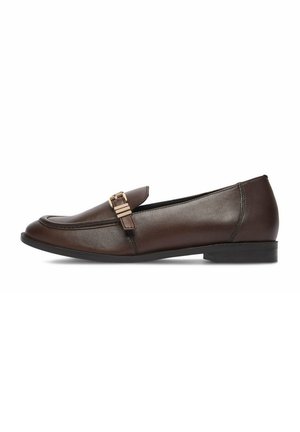Lasocki, LASOCKI LOAFERS WOMEN'S BROWN 5907964223535 - Instappers - brown