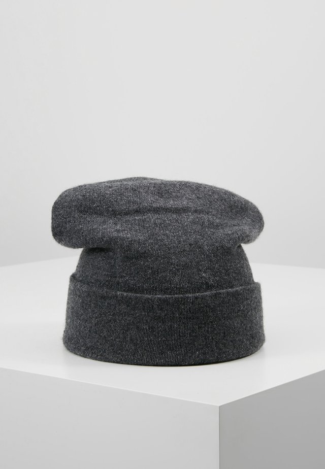 CASHMERE BEANIE - Huer - dark granite