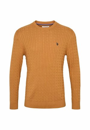 U.S. Polo Assn., UMMADS Cable Knit - Džemper - brown sugar