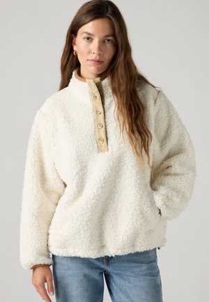 Levi's®, IRIS - Поларен пуловер - egret sherpa
