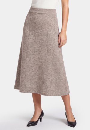 usha, A-Linien-Rock - beige melange