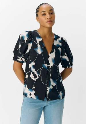 V-AUSSCHNITT - Bluse - black
