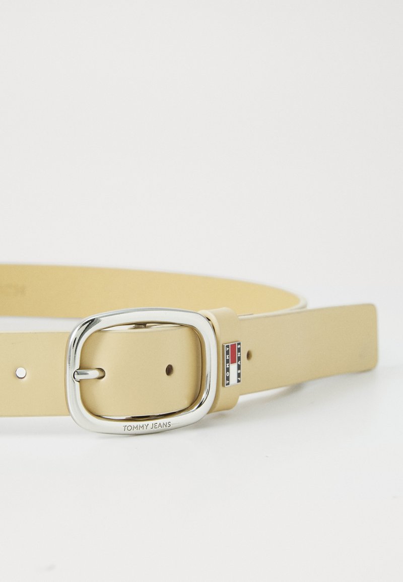 Tommy Jeans OVAL Belt gentle gold/sand Zalando