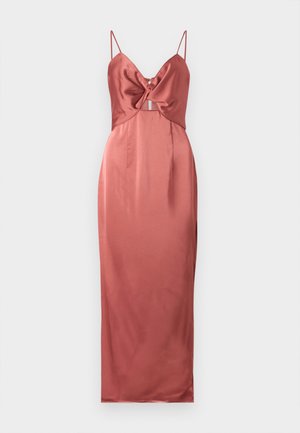 Malina PATRIZIA CUT OUT SLIP MAXI - Alkalmi viselet - terracotta