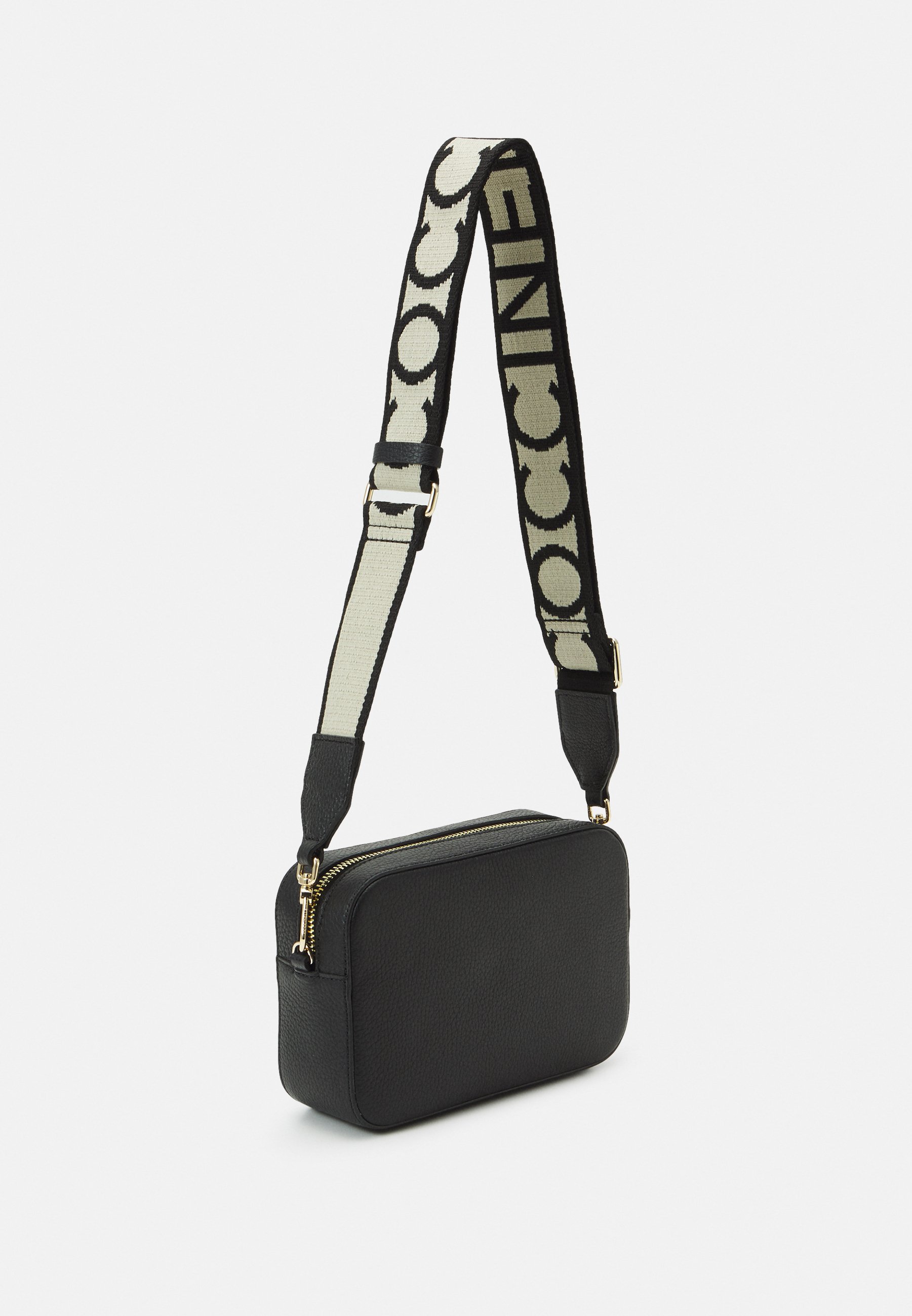 Ever Bloom Tracolla Regolabile Larga 5 Cm, Multicolore, Per Borsa Fai Da Te, Uomo E Donna, Con Moschettoni, Lunghezza 75-120 Cm, Nero