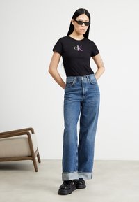 Calvin Klein Jeans SLIM TEE - T-shirts print - black
