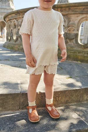 Copenhagen Colors HEART UNISEX - T-shirts basic - cream