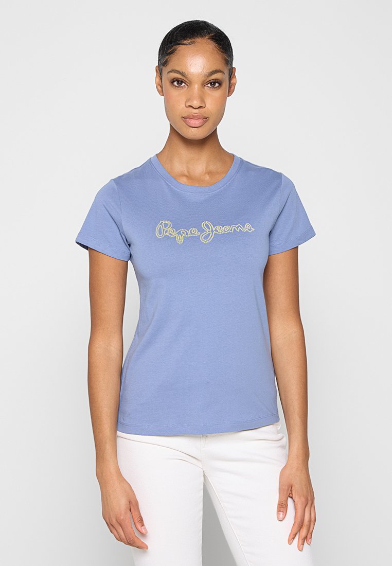 Pepe Jeans T-shirt print blauw