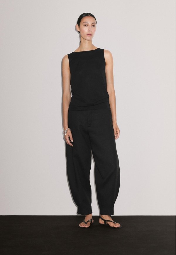 WITH DRAPED LOW-CUT BACK  - Top4