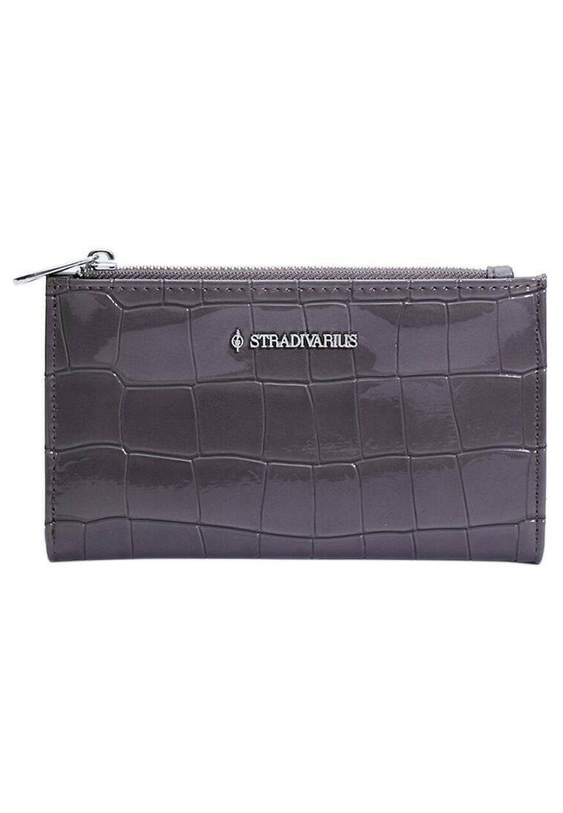Stradivarius BASIC MIT KROKOPRÄGUNG  - Portefeuille - dark grey