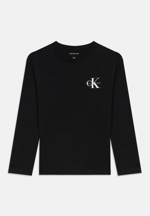 Calvin Klein Jeans CHEST MONOLOGO UNISEX - Longsleeve - black