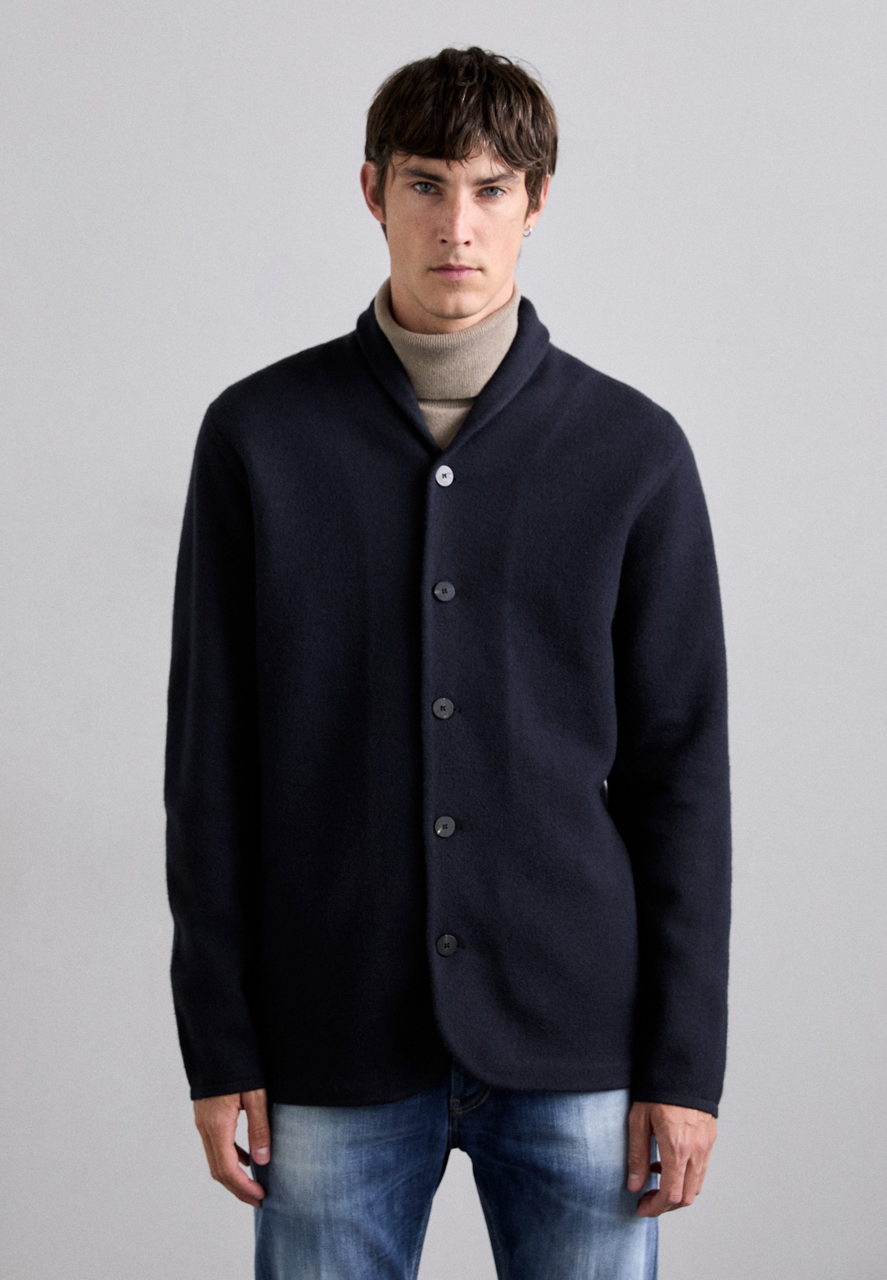 Emporio Armani Cardigan - navy blue/dark blue - Zalando.co.uk