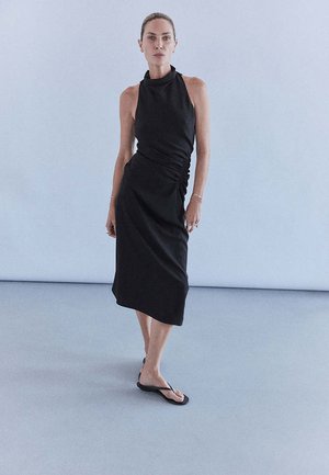 Mango, ADULT - Gebreide jurk - black