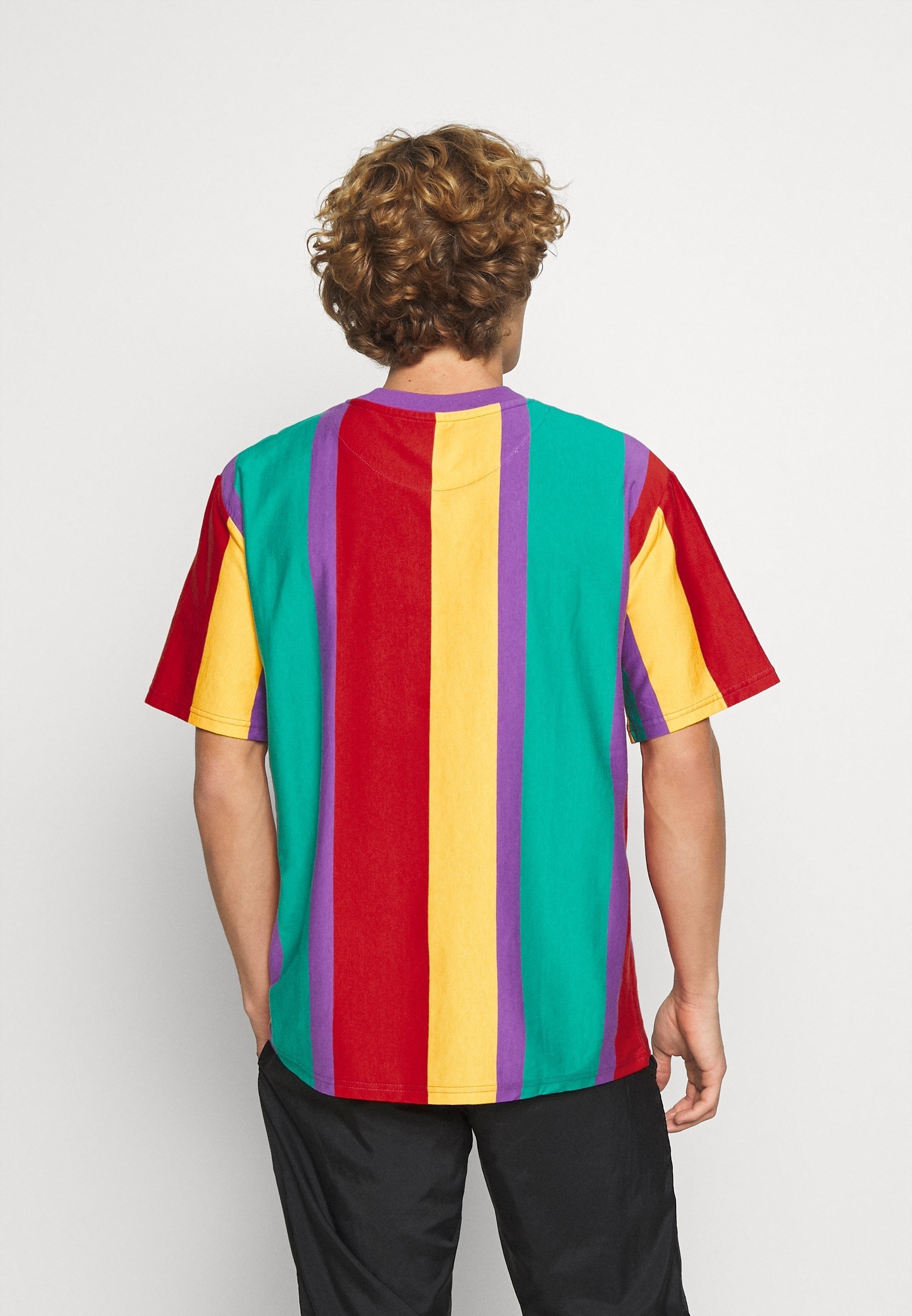 【SATIIIZ】Kand Pigment Stripe T-shirt SATIIIZ (サティーズ) - カンドピグメントボーダーTシャツ