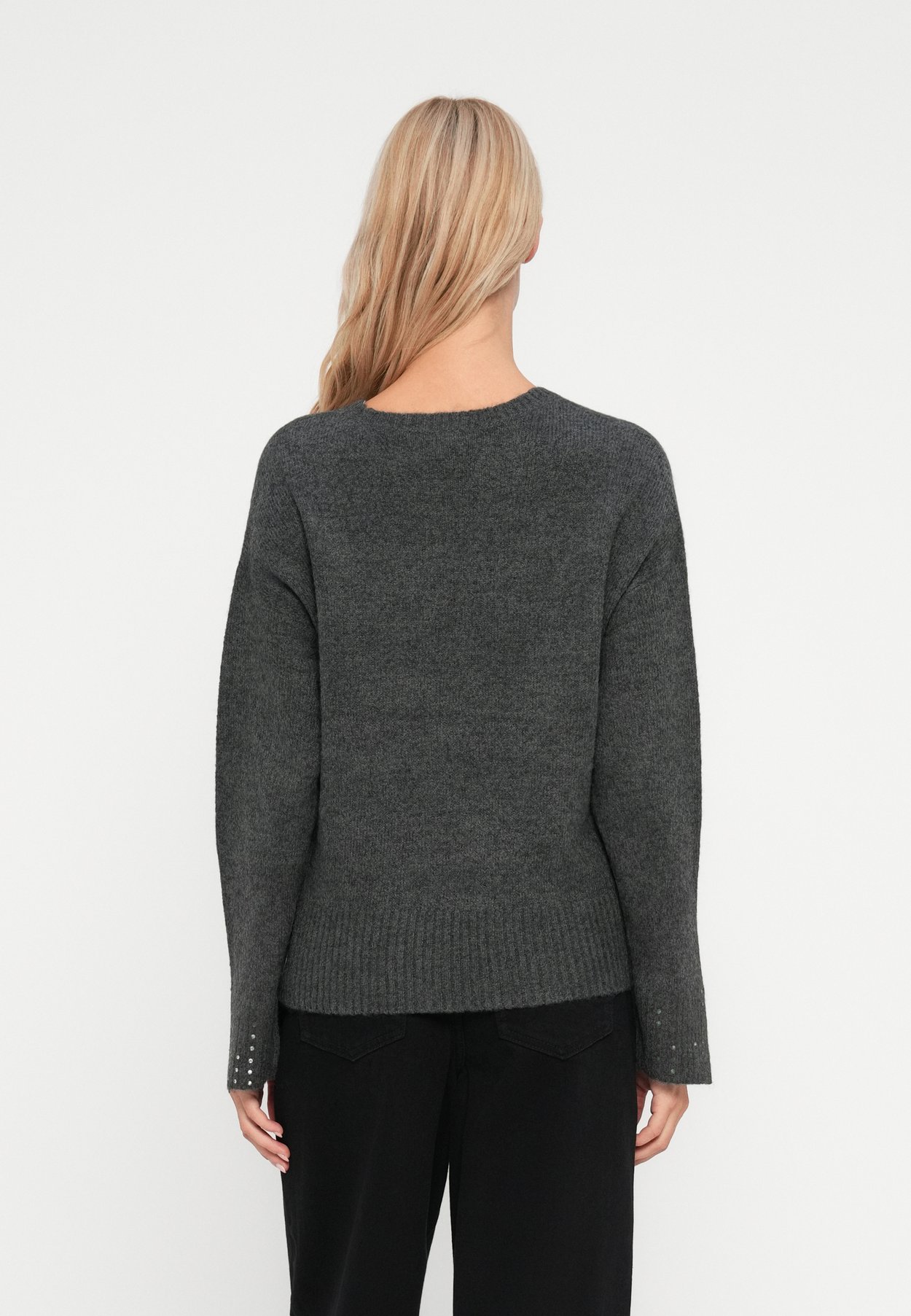 ONLOHIO O NECK BLING PULLOVER