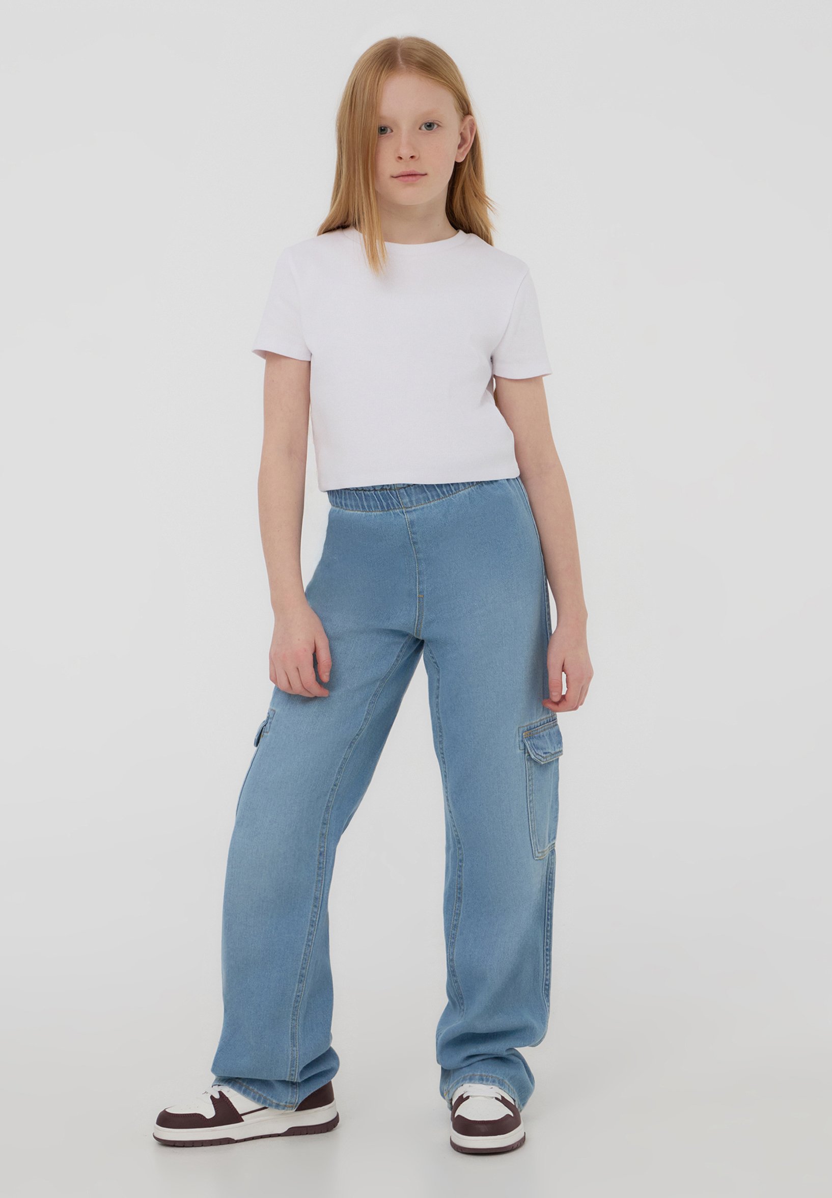 Terranova TSBD PLLO CROP T-shirt basic bianco ottico/avorio